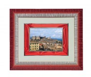 Cornice con Graffio Rossa cm 36 x 31 cm - 51/2016C 512016c
