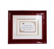 Cornice Rosso Lucido 34 x 29 cm con Pass. 6061
