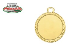 Medaglia in Ferro D. 32 mm Color Oro DI3206.01M