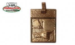 Medaglia Ferro Oro 22x29 mm Ping Pong ME22.29PP