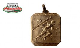 Medaglia Ferro Oro 31x34mm Lancio del Giavellotto ME31.34LG