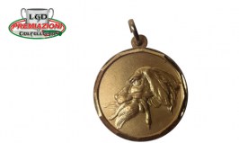 Medaglia Ferro Oro Ø32 mm Caccia ME32.CA2