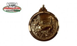 Medaglia Ferro Oro Ø32 mm Caccia ME32.CA