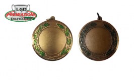 Medaglia Ferro Bronzo Ø50 mm Alloro ME50.AL.O
