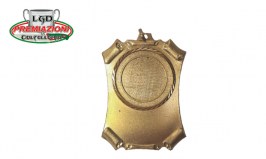 Medaglia Ferro Oro 65x50mm Pergamena ME65.50PE
